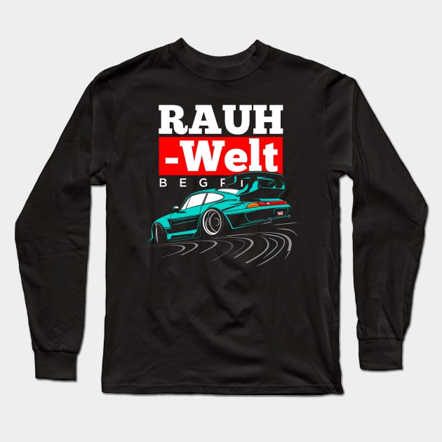 R W B (tosca) Long Sleeve T-Shirt by Rezall Revolution